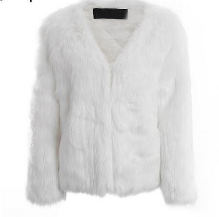 Ladies Luxurious Faux Fur Jacket with Soft Lining Lune London