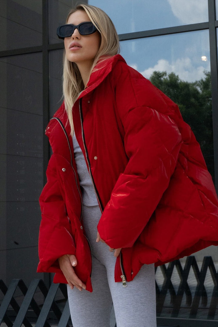 Amarae | Fit quilted cotton jacket