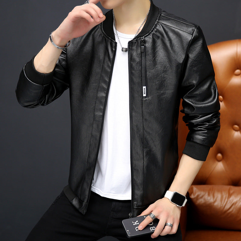 Men's biker jacket with a modern design featuring practical pockets Lune London
