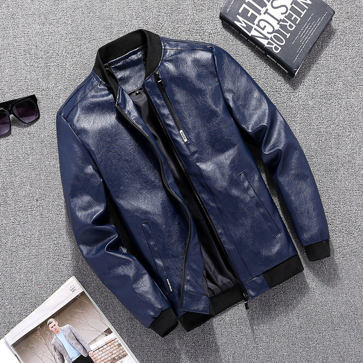 Men's biker jacket with a modern design featuring practical pockets Lune London