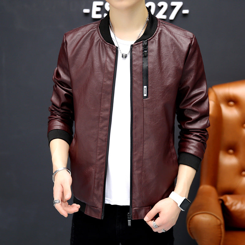 Men's biker jacket with a modern design featuring practical pockets Lune London