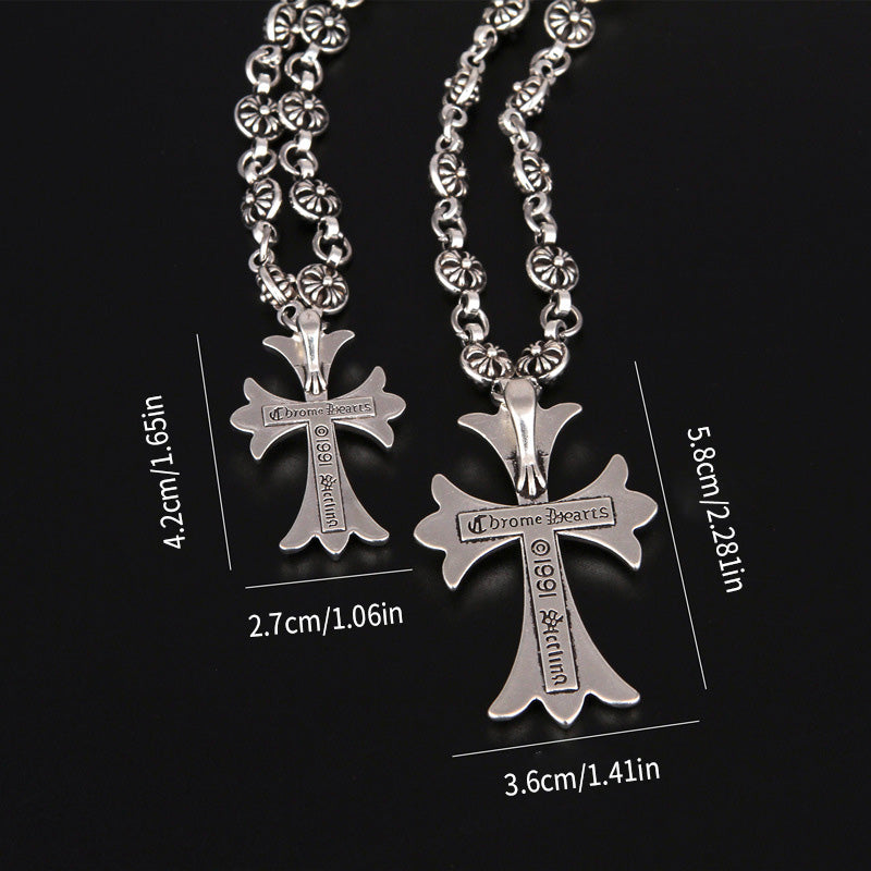 Lune London | Gothic Cross Pendant Necklace