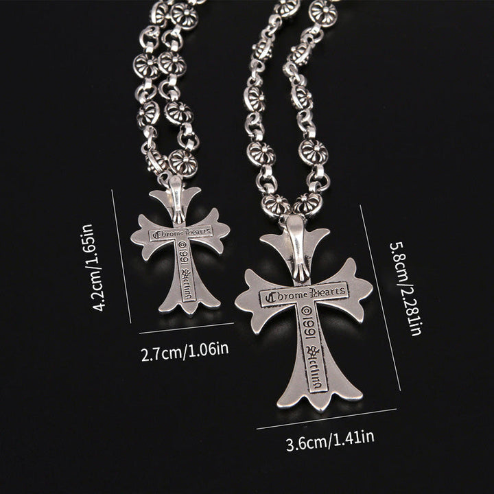 Lune London | Gothic Cross Pendant Necklace
