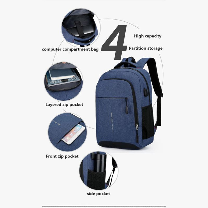 Lune London | RAYMOND | Ultra-light waterproof backpack for men with back pocket