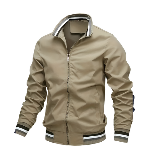 Amarae | Casual Bomber Jacket with Stripes for Men