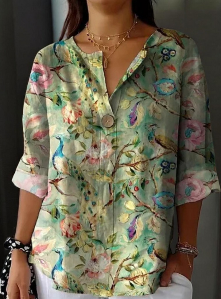 Amarae | Elegant Flower Blouse