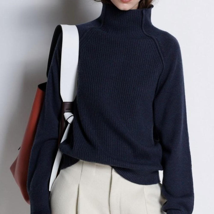 Lune London | Turtleneck Sweater - Soft Knit - Long Sleeve Comfortable Cut