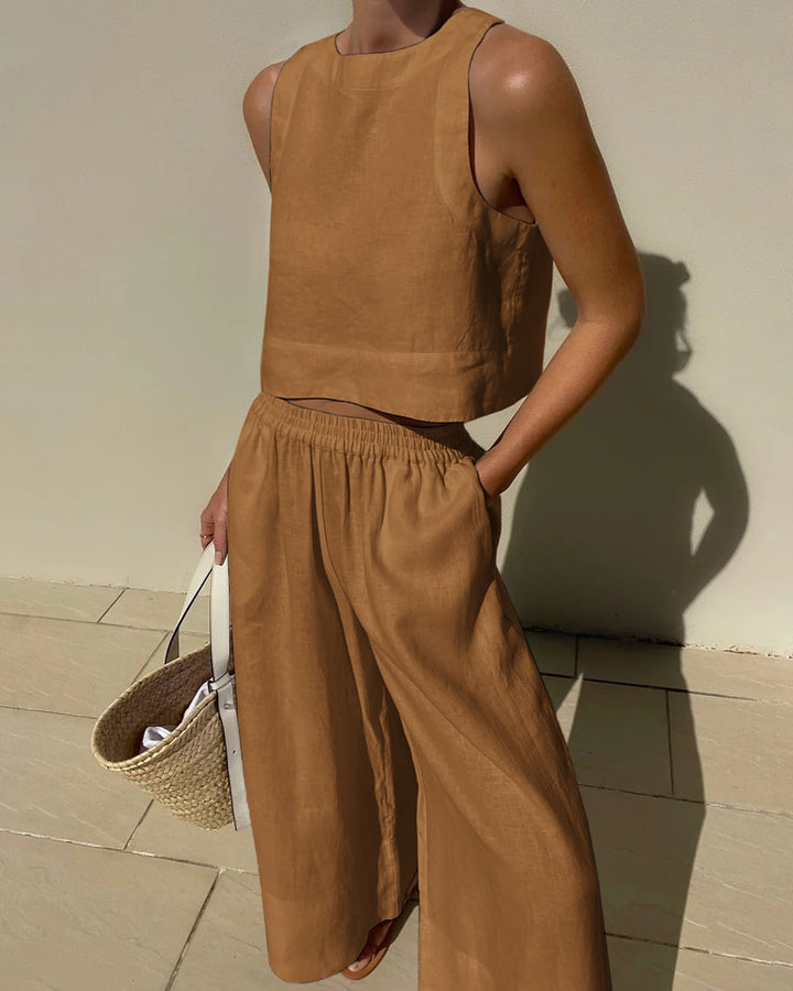 Amarae | Two-piece linen set