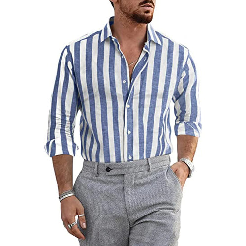 Amarae | Stylish Striped Linen Shirt for Men