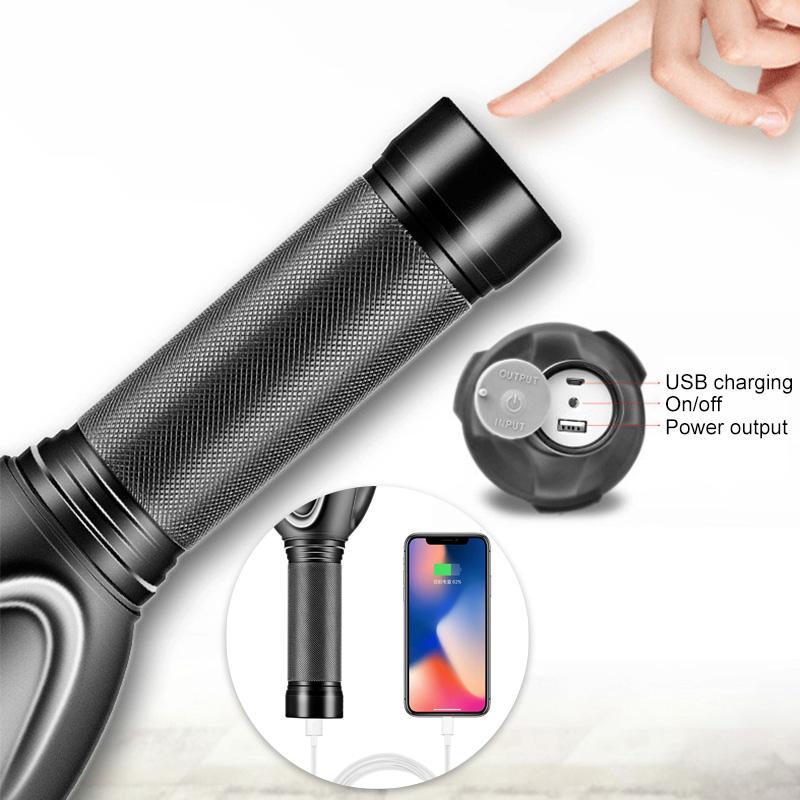 Lune London | High power LED flashlight 30000-5000 Lumens, waterproof