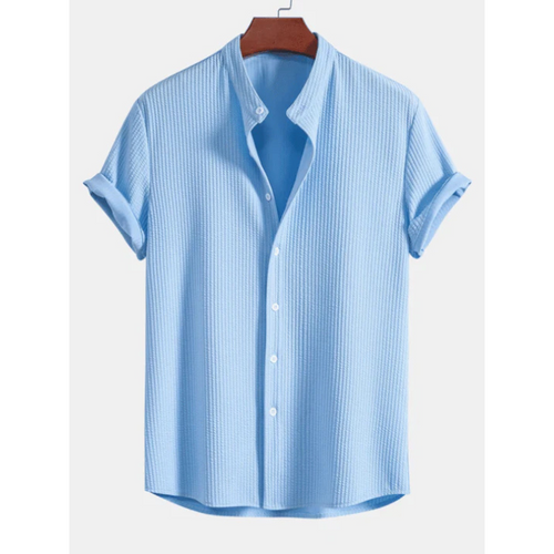 Amarae | Short-sleeve Button Placket Blouse Casual