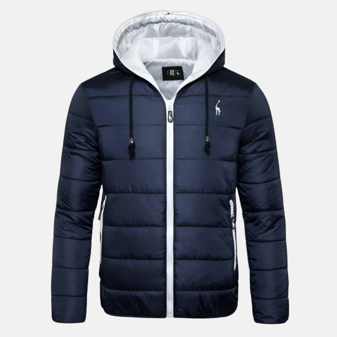 Amarae | Down jacket - regular fit - hood with drawstring - water-repellent - zipper closure