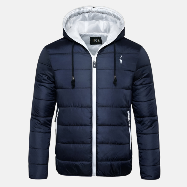 Amarae | Down jacket - regular fit - hood with drawstring - water-repellent - zipper closure