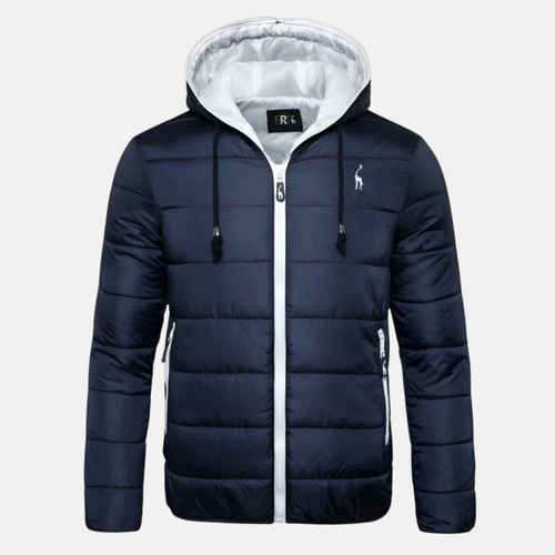 Amarae | Down jacket - regular fit - hood with drawstring - water-repellent - zipper closure
