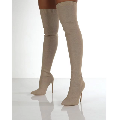 Amarae | Overknee Stretch Stiletto Boots Elegant Ladies Boots