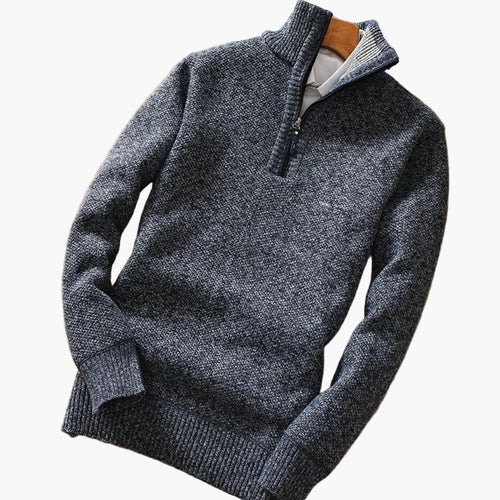 Amarae | Knitted sweater with zipper - Modern casual style for everyday and office