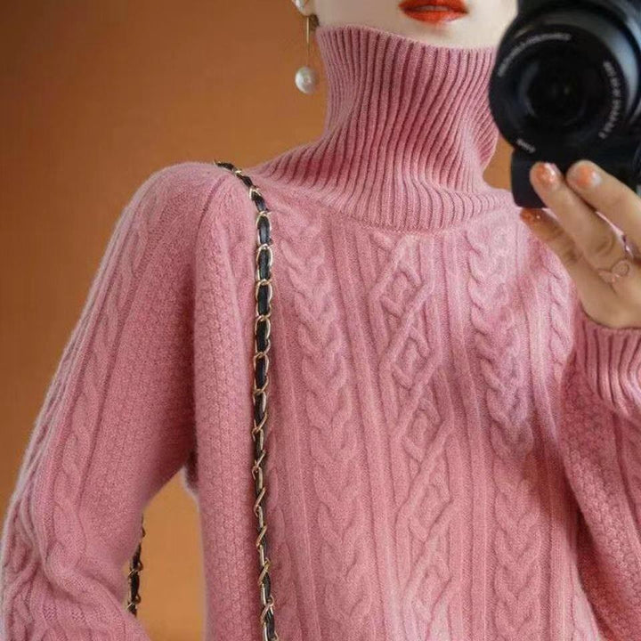 Lune London | Knitted Roll Neck Sweater