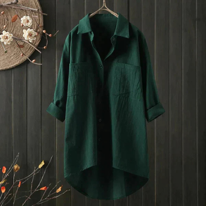 Lune London | Luftige Oversize Bluse Aus Baumwolle