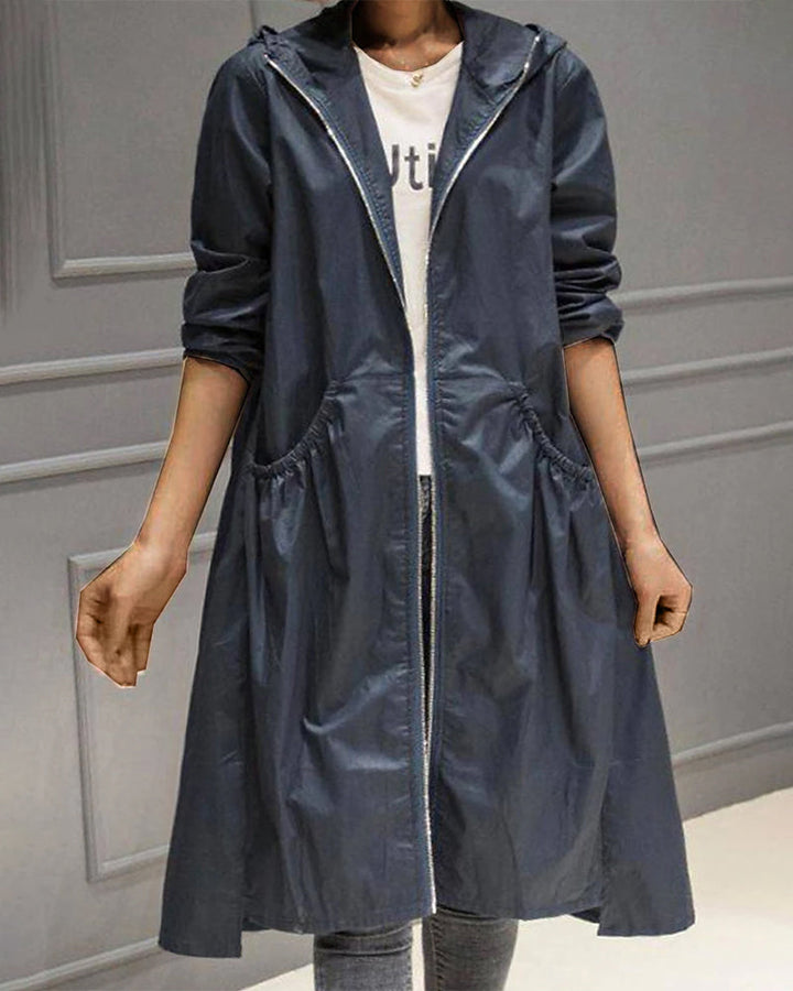 Lune London | Waterproof Long Trench Coat With