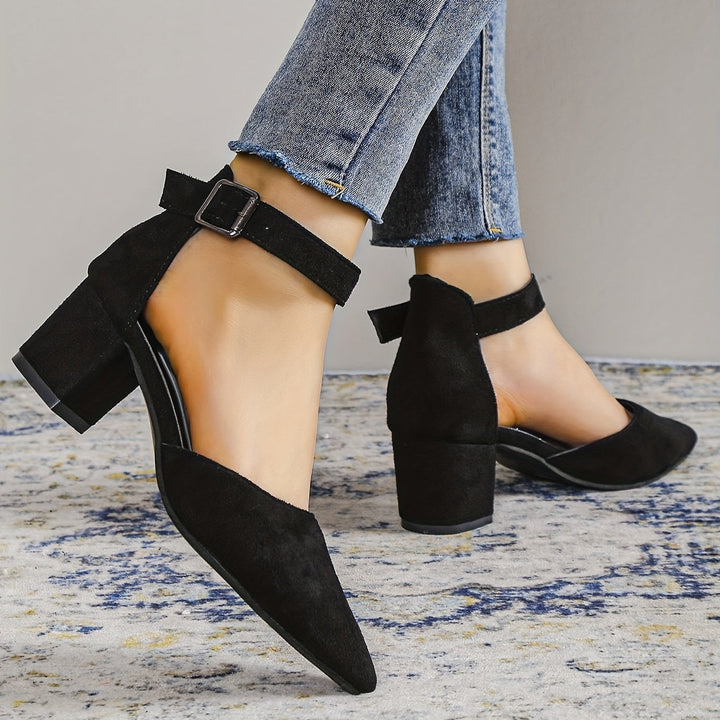 Lune London | Women's Sandals with Block Heel Lace-Up with Ankle Strap Elegant