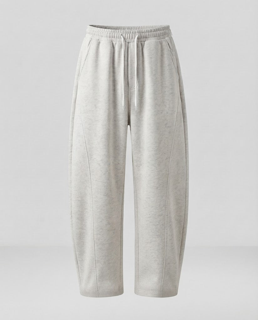 Men's Loose Relaxed Lounge Jogging Pants with Drawstring Waist and Flowing Palazzo Cut Amarae