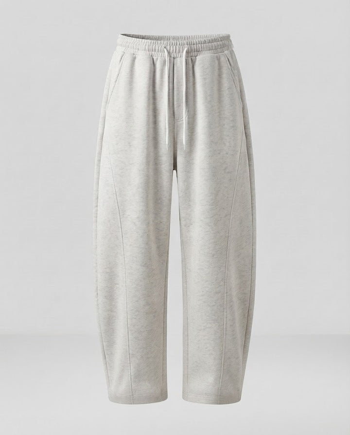 Men's Loose Relaxed Lounge Jogging Pants with Drawstring Waist and Flowing Palazzo Cut Amarae