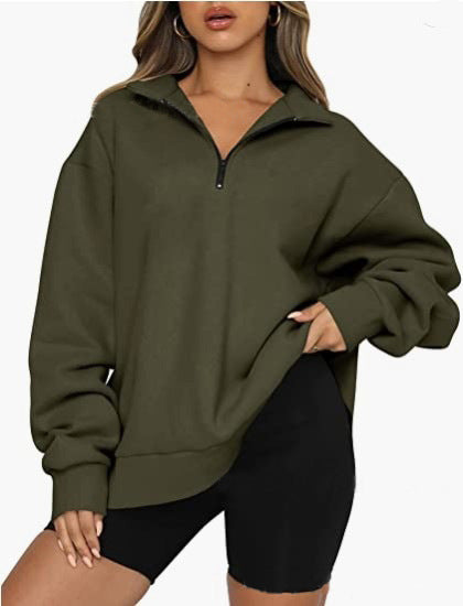 Lune London | Sweatshirt with collar for women