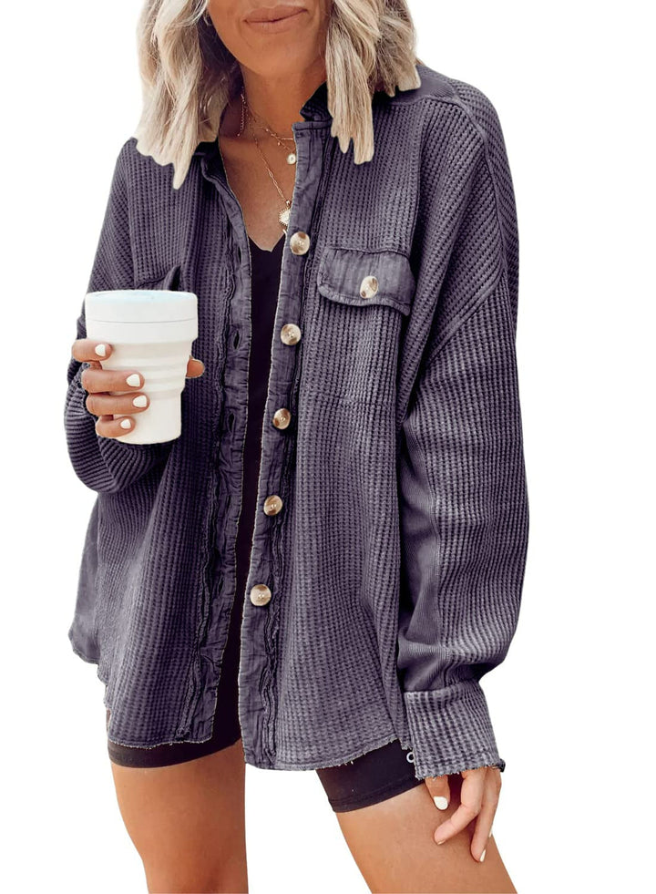 Amarae | Shirt jacket with button placket