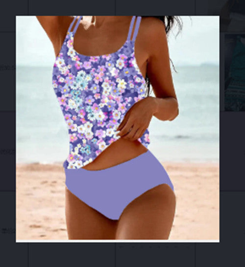 Lune London | Stylish Printed Tankini Swimsuit