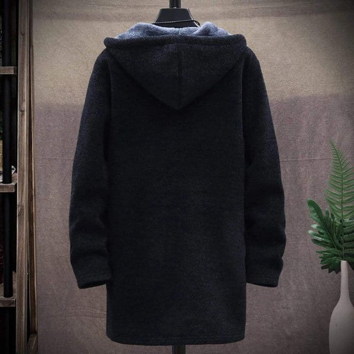 Amarae | Jacket - Wool Blend - Drawstring Hood - Lined and Warm - Zipper & Side Pockets