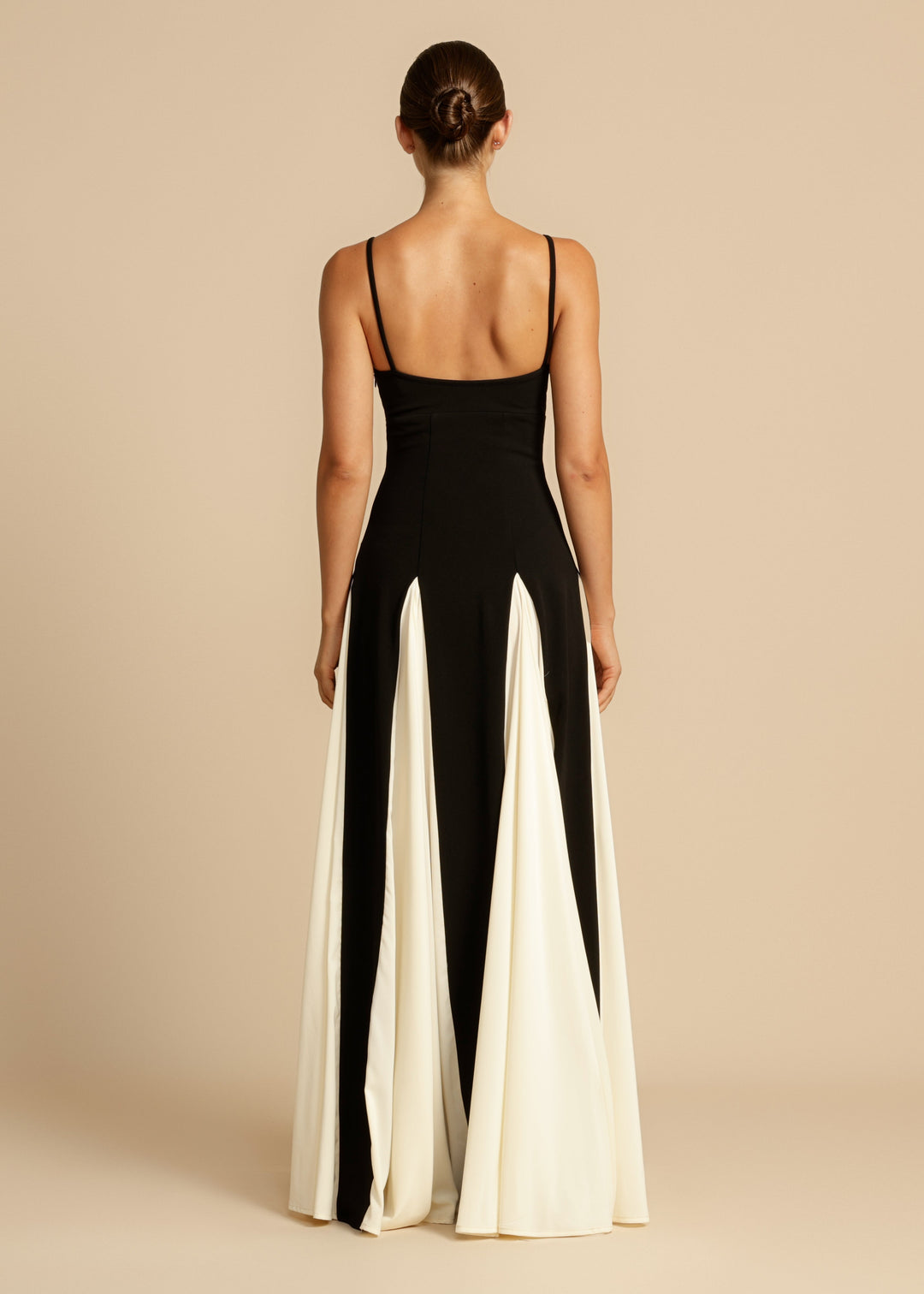 Lune London | Spaghetti strap maxi dress color blocks