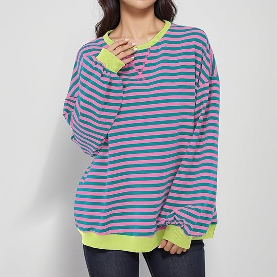 Lune London | Comfortable striped oversized sweater