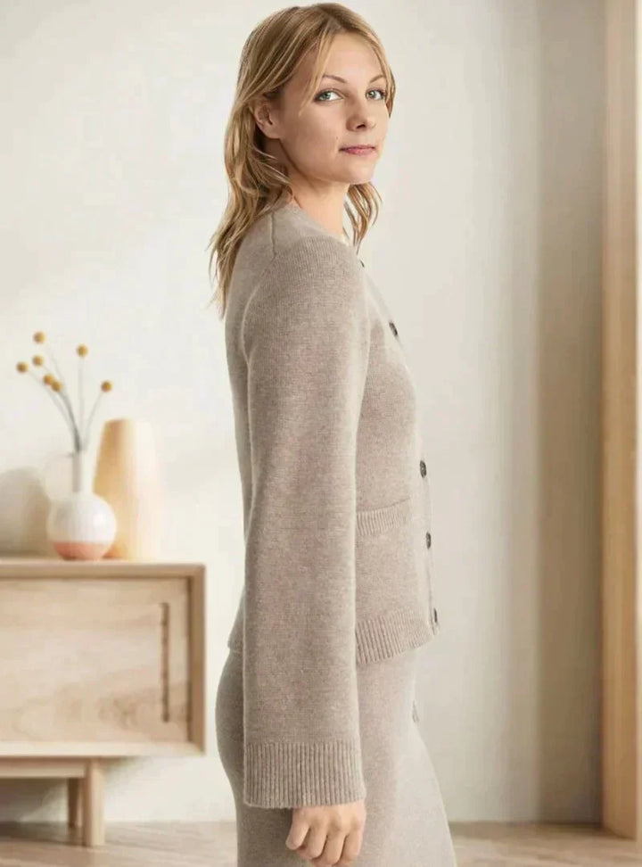 Lune London | Cardigan - Wool blend - Regular fit - Button closure - With front pockets