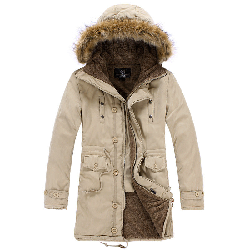 Functional parka for men with removable hood and soft lining Lune London