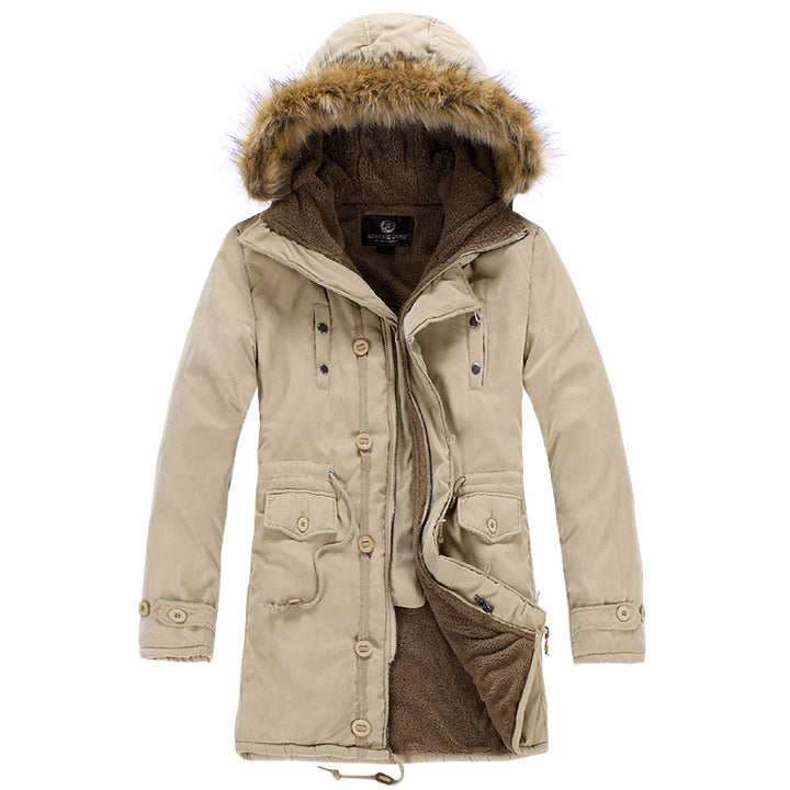 Functional parka for men with removable hood and soft lining Lune London