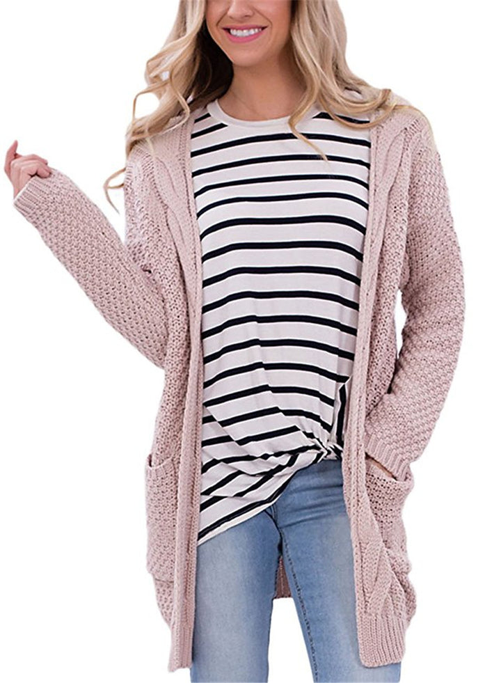 Cardigan femme avec motif texturé et poches pratiques Chic & Stil