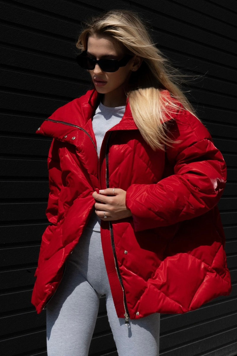 Amarae | Fit quilted cotton jacket