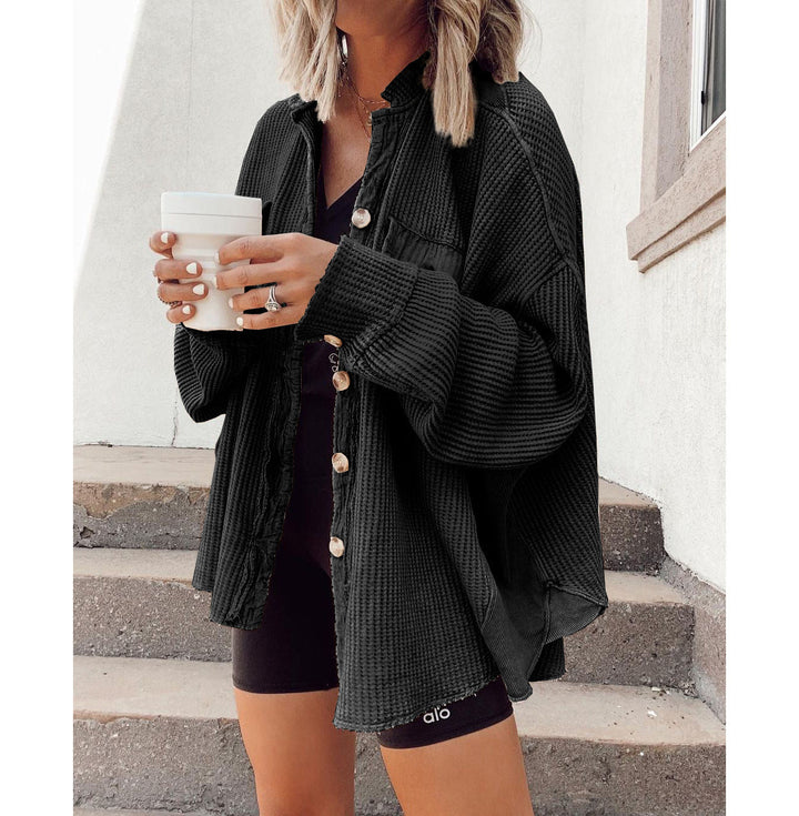 Amarae | Shirt jacket with button placket