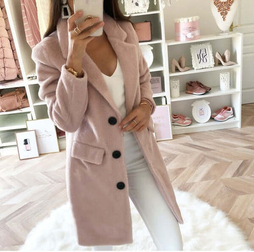 Amarae | Women's Double-Breasted Wool Coat