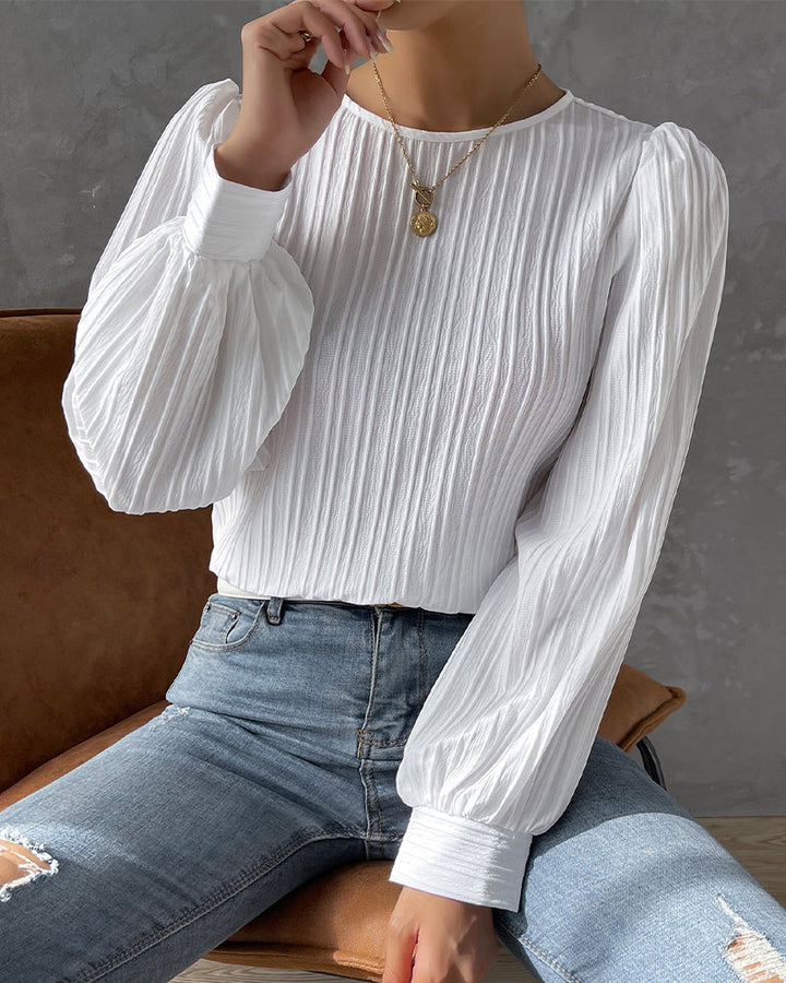 Lune London | Elegant Shirt with Round Neckline