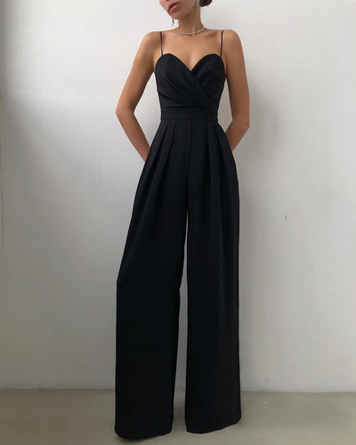 Amarae | Women's Elegant Flowing Jumpsuit with Spaghetti Straps for Festive Occasions