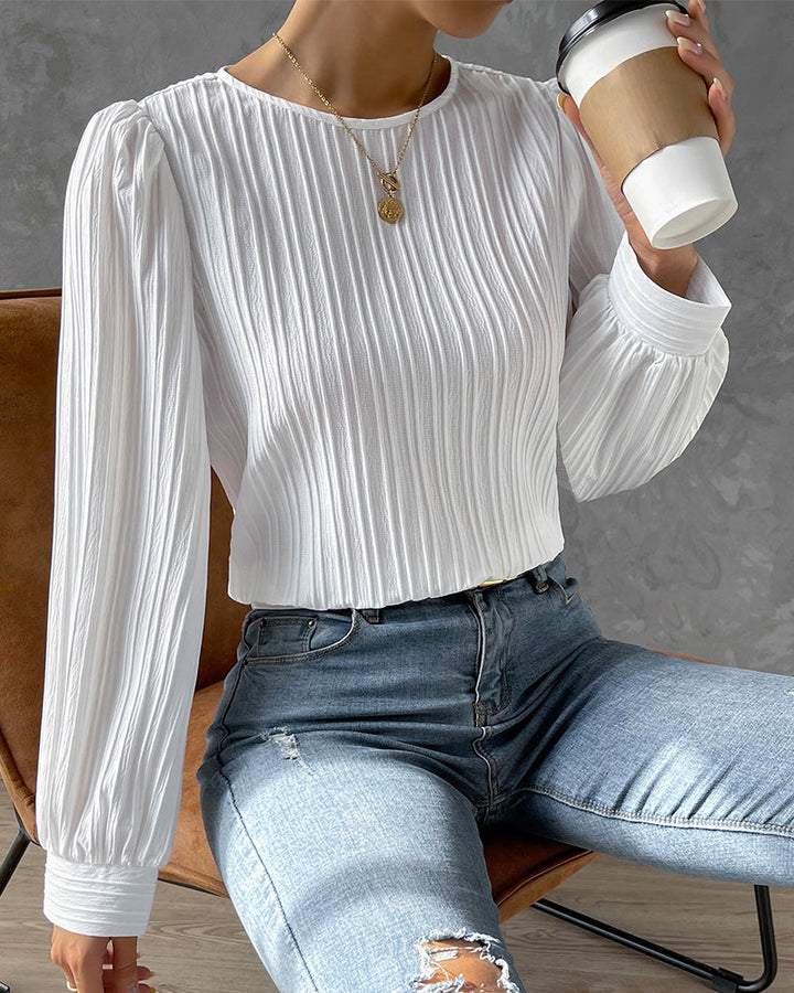 Lune London | Elegant Shirt with Round Neckline