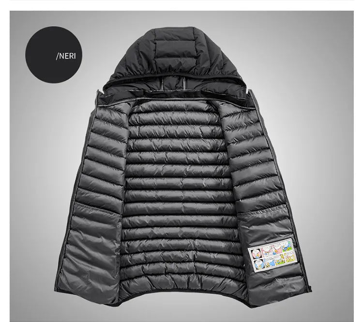 Chic Und Stil | Men's Down Jacket with Hood