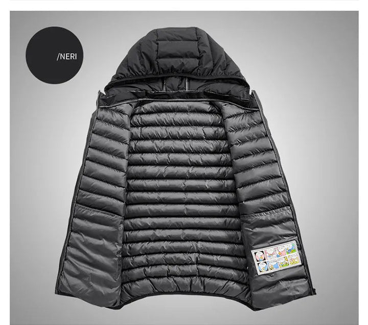 Chic Und Stil | Men's Down Jacket with Hood