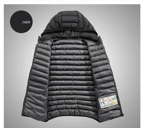 Chic Und Stil | Men's Down Jacket with Hood
