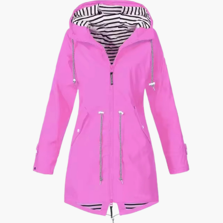 Lune London | Windproof Outdoor Rain Jacket with Hood - Waterproof Transition Jacket for Leisure and Travel