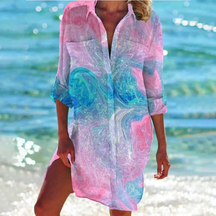 Lune London | Colorful Shirt Dress