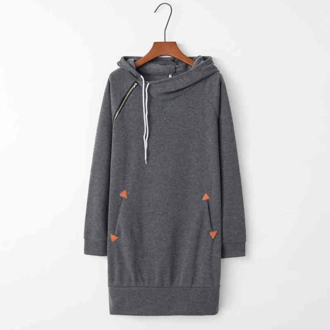 Amarae | Casual hoodie sweat dress with pockets