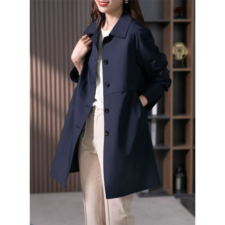 Lune London | Classic Trench Coat Women, Simply Tied, Tailored Women's Coat