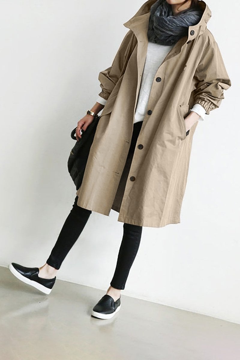 Lune London | Women's Long Jacket with Hood